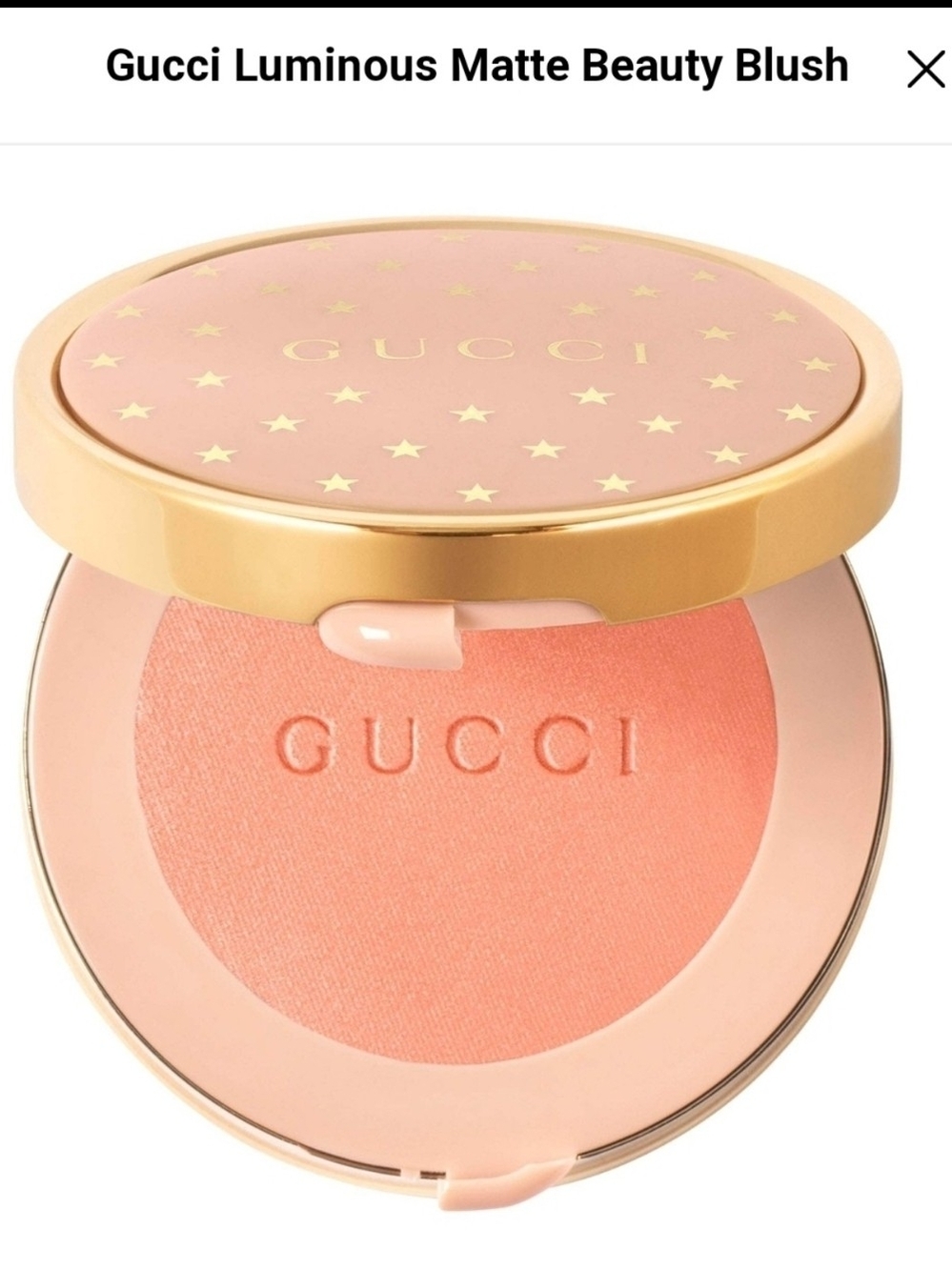 Gucci Tender Apricot Blush de Beauté Cheeks & Eyes Powder
